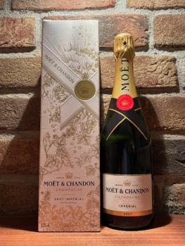 Champagner Frankreich Moët & Chandon 0,75 l Flasche in der Geschenkverpackung Sonderedition 2024