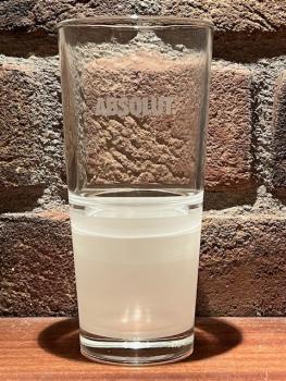 Absolut Glas 0,33l Frosted Vodka Longdrink Cocktail Glas geeicht für Gastro und Bar