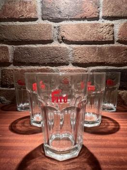6x Pitu Cachaca Glas 0,35l Longdrink Cocktail Capirinha Gläser geeicht für Gastro und Bar