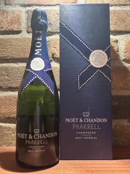 Champagner Frankreich Moët & Chandon 0,75 l Flasche Limited Edition Pharrell Williams Blue