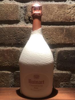 Champagner Frankreich Ruinart Rose 0,75 l Flasche mit Second Skin