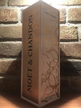 Champagner Frankreich Moët & Chandon 0,75 l Flasche in der Metallbox