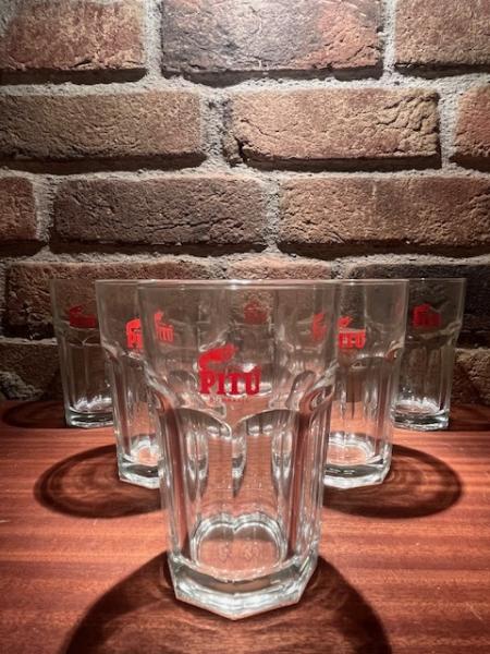 6x Pitu Cachaca Glas 0,35l Longdrink Cocktail Capirinha Gläser geeicht für Gastro und Bar