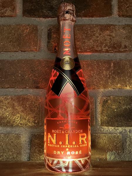 Champagner Frankreich Moët & Chandon 0,75 l Flasche Nectar Imperial Rose Luminous Edition