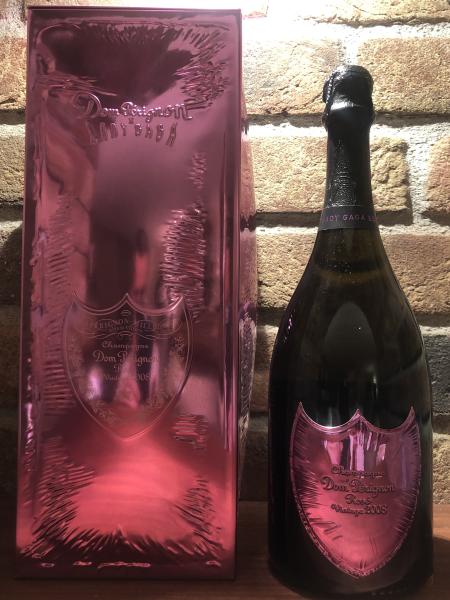 Champagner Frankreich Dom Pérignon Rosé Vintage 2008 0,75 l Flasche Sonderedition Lady Gaga